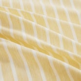 Violette Casa Yellow Lior Stripe Yarn-Dyed Washed Microfibre Quilt Cover Set
