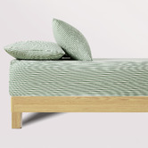 Violette Casa Eliora Yarn-Dyed Washed Microfibre Fitted Sheet Set