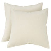 Violette Casa Selah Cotton &amp; Linen European Pillowcases