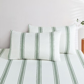 Violette Casa Soren Yarn-Dyed Washed Microfibre Standard Pillowcases