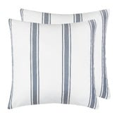 Violette Casa Soren Yarn-Dyed Washed Microfibre European Pillowcases