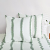 Violette Casa Soren Yarn-Dyed Washed Microfibre European Pillowcases