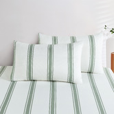 Violette Casa Soren Yarn-Dyed Washed Microfibre Sheet Set
