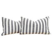Violette Casa Brianna Rectangular Linen &amp; Cotton Cushion Covers