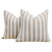 Violette Casa Brianna Square Linen &amp; Cotton Cushion Covers