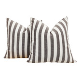 Violette Casa Brianna Square Linen &amp; Cotton Cushion Covers