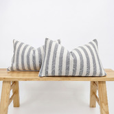 Violette Casa Brianna Rectangular Linen &amp; Cotton Cushion Covers