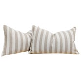 Violette Casa Brianna Rectangular Linen &amp; Cotton Cushion Covers
