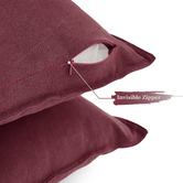 Violette Casa Selah Cotton &amp; Linen European Pillowcases