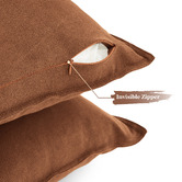 Violette Casa Selah Cotton &amp; Linen European Pillowcases