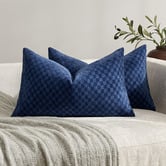 Violette Casa Sonia Rectangular Chenille Cushion Covers