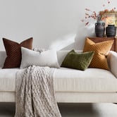 Violette Casa Sonia Rectangular Chenille Cushion Covers