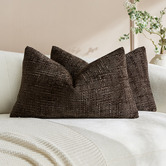 Violette Casa Caitlyn Rectangular Chenille Cushion Covers