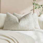 Violette Casa Caitlyn Rectangular Chenille Cushion Covers