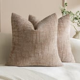 Violette Casa Caitlyn Chenille Cushion Covers