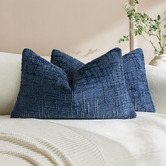 Violette Casa Caitlyn Rectangular Chenille Cushion Covers