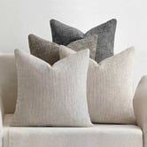 Violette Casa 4 Piece Kenzie Chenille Cushion Cover Set