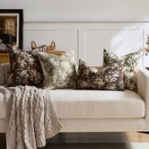 Violette Casa Lilymae Rectangular Chenille Cushion Covers