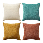 Violette Casa 4 Piece Kenzie Chenille Cushion Cover Set