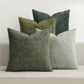 Violette Casa 4 Piece Kenzie Chenille Cushion Cover Set