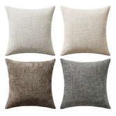 Violette Casa 4 Piece Kenzie Chenille Cushion Cover Set