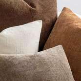 Violette Casa 4 Piece Bryce Chenille Rectangular Cushion Set