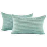 Violette Casa Gracie Rectangular Corduroy Velvet Cushion Covers