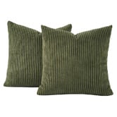 Violette Casa Gracie Corduroy Velvet European Pillowcases