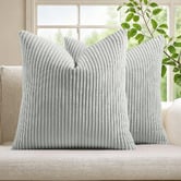 Violette Casa Gracie Corduroy Velvet European Pillowcases