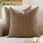 Violette Casa Dakota Chenille Cushion Covers