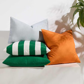 Violette Casa Stripe Cymon Square Outdoor Cushion Covers