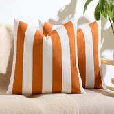 Violette Casa Stripe Cymon Square Outdoor Cushion Covers