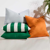 Violette Casa Stripe Cymon Rectangular Outdoor Cushion Covers
