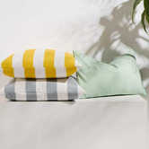 Violette Casa Stripe Cymon Square Outdoor Cushion Covers
