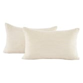 Violette Casa Gracie Rectangular Corduroy Velvet Cushion Covers