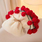 Violette Casa Thalia Rosebud Knitted Throw