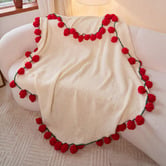 Violette Casa Thalia Rosebud Knitted Throw