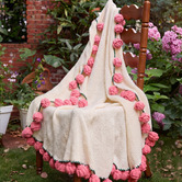 Violette Casa 3-in-1 Rosebud Knit Throw