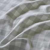 Violette Casa Gingham Washed Cotton Quilt Cover Set