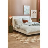 Violette Casa Sage Gingham Washed Cotton Quilt Cover Set