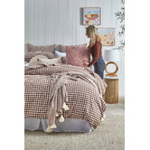 Violette Casa Gingham Washed Cotton Sheet Set