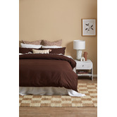 Violette Casa Gingham Washed Cotton European Pillowcases