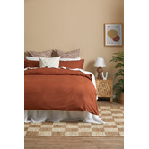 Violette Casa Gingham Washed Cotton European Pillowcases
