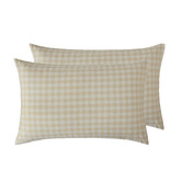 Violette Casa Gingham Washed Cotton Standard Pillowcases