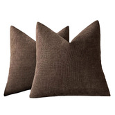 Violette Casa Clare Square Chenille Cushion Covers