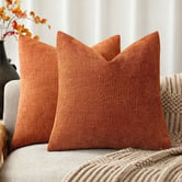 Violette Casa Clare Square Chenille Cushion Covers