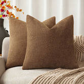 Violette Casa Clare Square Chenille Cushion Covers