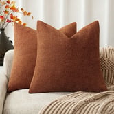 Violette Casa Clare Square Chenille Cushion Covers