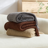 Violette Casa Fassett Knitted Throw