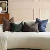 Violette Casa Aria Rectangular Chenille Cushion Covers
